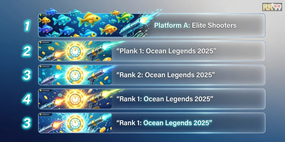 Hình ảnh so sánh top nền tảng bắn cá vàng 69vn uy tín năm 2025