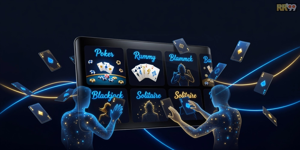 Minh họa giao diện nền tảng game bài online 69vn với các trò chơi phổ biến